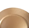 Clayre & Eef tanier Ø 33 cm Zlatý plast Náhľad obrázku produktu 2