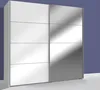 Schwebetürenschrank Kleiderschrank Easy Plus weiß weißglas Produktbild-Vorschau 1