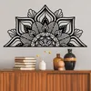 Wallity, Mandala-S-1, Wanddeko, Schwarz, Metall, 118 x 59 x Produktbild-Vorschau 1