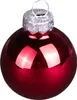 Mini Weihnachtskugeln Rot Glas Matt Glanz Ø3cm, 22 St, Produktbild-Vorschau 3
