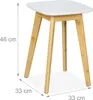 Relaxdays Esszimmerhocker aus Bambus, Sitzhocker Küche, Produktbild-Vorschau 4