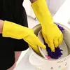 Einweghandschuhe QHome Gumove Rukavice Latex gelb Größe 8 M Produktbild-Vorschau 1