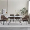 CLIPOP Chaise de salle à manger pivotante, lot de 4, en Voir les images du produit 2