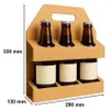 Pudełko na 3 piwa nosidełko 130x290x330mm skrzynka Podgląd zdjęcia produktu 1