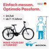 24 Zoll Kinderfahrrad, 6-Gang, Mädchenfahrrad, S’COOL chiX, Produktbild-Vorschau 2