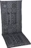 A chair cushion with a patterned fabric. Produktbild-Vorschau