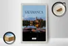 Holzschild Reise 12x18 cm Salamanca Spain Retro Dekoration Produktbild-Vorschau 3
