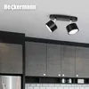 Lampa punktowa LED Heckermann 8795314A Czarna 2x głowica Podgląd zdjęcia produktu 4