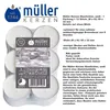 24 (2x12 Stk.) Müller Maxi-Teelichte im Alubecher, weiß, 8h Produktbild-Vorschau 2