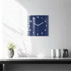 Wallfluent Hodiny - Sklenené Nástenné Hodiny - Tichý Quartz Náhľad obrázku produktu 2