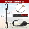 Spanngummis mit Haken 12 Stück 15 cm 5 mm Naturlatex Produktbild-Vorschau 6