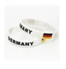 5 Stück Land Welt Flagge Logo Sport Silikon Armband Produktbild-Vorschau 2