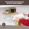 eluno Küchenrollenhalter mit Bambusablage zur Wandmontage - Produktbild-Vorschau 5