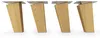 4x sossai Holzfüße eckig - schräge Ausführung 10cm Eiche Produktbild-Vorschau 3