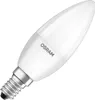 A white LED light bulb with a silver base against a white background. Anteprima dell’immagine prodotto