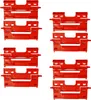 A set of red plastic connectors for toolboxes, arranged in two columns on a white background. Anteprima dell’immagine prodotto