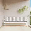 vidaXL Poduszka na ławkę ogrodową szara 200x50x7 cm tkanina Podgląd zdjęcia produktu 2