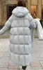 ASKSA Femme Doudoune d'hiver longue Manteau matelassé Voir les images du produit 5