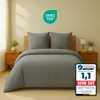 Komfortec Premium Bettwäsche 240x220 cm Bettbezug + 80x80 Produktbild-Vorschau 1