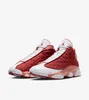 A pair of Nike Air Jordan 13 Retro sneakers in red, white, and pink. Produktbild-Vorschau
