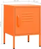 vidaXL Noční stolek oranžový 35x35x51 cm Ocel Náhled obrázku produktu 7