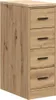 A tall, narrow cabinet with four drawers, shown from a three-quarter angle against a white background. Produktbild-Vorschau
