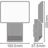 LEDVANCE Projecteur à LED, luminaire pour l'extérieur, Voir les images du produit 2