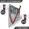 2 Kennzeichenhalter rahmenlos 4 mm flach Produktbild-Vorschau 2