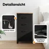 HOKEEPER Kommode, Sideboard mit 4 Stoffschubladen, Schmaler Produktbild-Vorschau 5