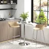 HOMCOM Table de bar ronde table haute cuisine mange-debout Voir les images du produit 2