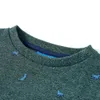 Kinder-Sweatshirt Dunkelgrün Melange 104 Produktbild-Vorschau 2