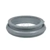 A gray washing machine door seal is shown against a white background. Produktbild-Vorschau