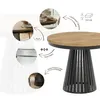 Table à manger ronde et extensible CAVO avec piètement en Voir les images du produit 6