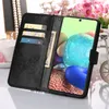 Galaxy A71 5G Hülle, Schmetterling Prägung Flip Leder Produktbild-Vorschau 5