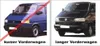 Kompletter Lieferumfang inklusive Zubehör für Für VW T4 IV ab 1996-2003 Angel Eyes Scheinwerfer Schwarz LINKS + RECHTS Náhled obrázku produktu