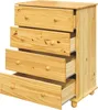 Möbilia Kommode | 4 Schubladen | Kiefer-Holz massiv | B 80 Produktbild-Vorschau 3