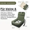 BLUZELLE Hunde Autositz Auto Hundesitz, 2-in-1 Hundebett Produktbild-Vorschau 3