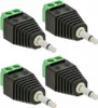 4X Klinken Stecker 3,5 mm Adapter Mono > Terminal Block Produktbild-Vorschau 1