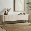 Skye Decor, mobile TV di alta qualità, travertino e oro, Anteprima dell’immagine prodotto 3