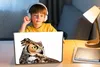 MuchoWow® Laptop Aufkleber Sticker Cover Braune Eule mit Produktbild-Vorschau 3