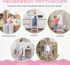 GOPLUS Lernturm Kinder, Mehrzweck-Tritthocker aus Holz mit Produktbild-Vorschau 7