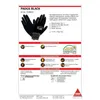 Hase Montagehandschuhe Padua Black Größe 10, Nylon 10 Stk Produktbild-Vorschau 3
