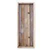 Houten kersttafelonderzetter, shabby wit met rand, groot - Productafbeelding-voorbeeld 4
