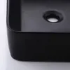 Umywalka nablatowa czarna ceramiczna matowa 48x36 Podgląd zdjęcia produktu 3