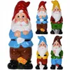 Vilde Gartenzwerg Dekofigur Gartenfigur Gartendekoration 20 Produktbild-Vorschau 4