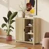 Komoda „Lukkodso” z drzwiami 82 x 75 x 30 cm Wygląd dębu, Podgląd zdjęcia produktu 1