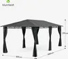 Blumfeldt Mondo Pavillon 3x6 – Stahlrahmen, Mit Vorhängen, Produktbild-Vorschau 7