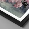 Gerahmtes Poster - Schwarzer Rahmen - Blumen Schmetterling Produktbild-Vorschau 2