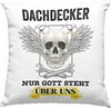 Trendation - Dachdecker Geschenke Deko-Kissen mit Füllung Produktbild-Vorschau 1