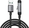 Joyroom USB-A auf USB-C Winkelkabel 1,2m 3A Schwarz Produktbild-Vorschau 1